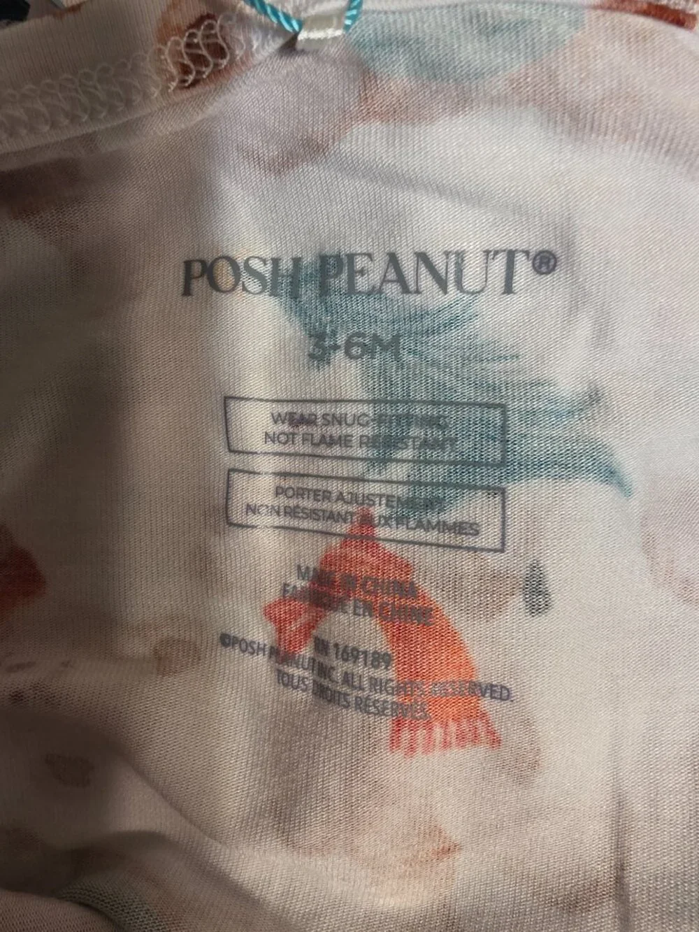 Posh Peanut Christmas Teddy Bear — 3–6 Months